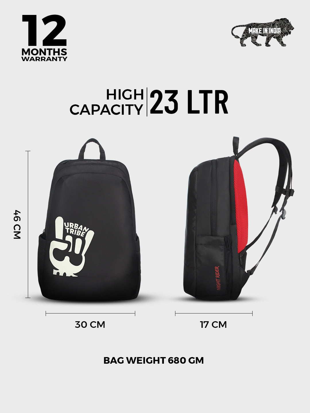 Night Rider Rover Laptop Backpack | Stylish Motorcyle/Biker Backpack Night Rider Rover Laptop Backpack | Stylish Motorcyle/Biker Backpack