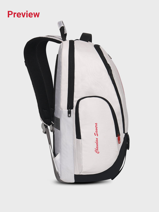 Gamzo Gaming Backpack White (Name Personalization Available)