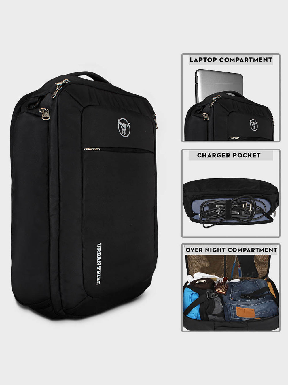 Trans4mer 1.0 Convertible 16'' Laptop Backpack for Office & Travel