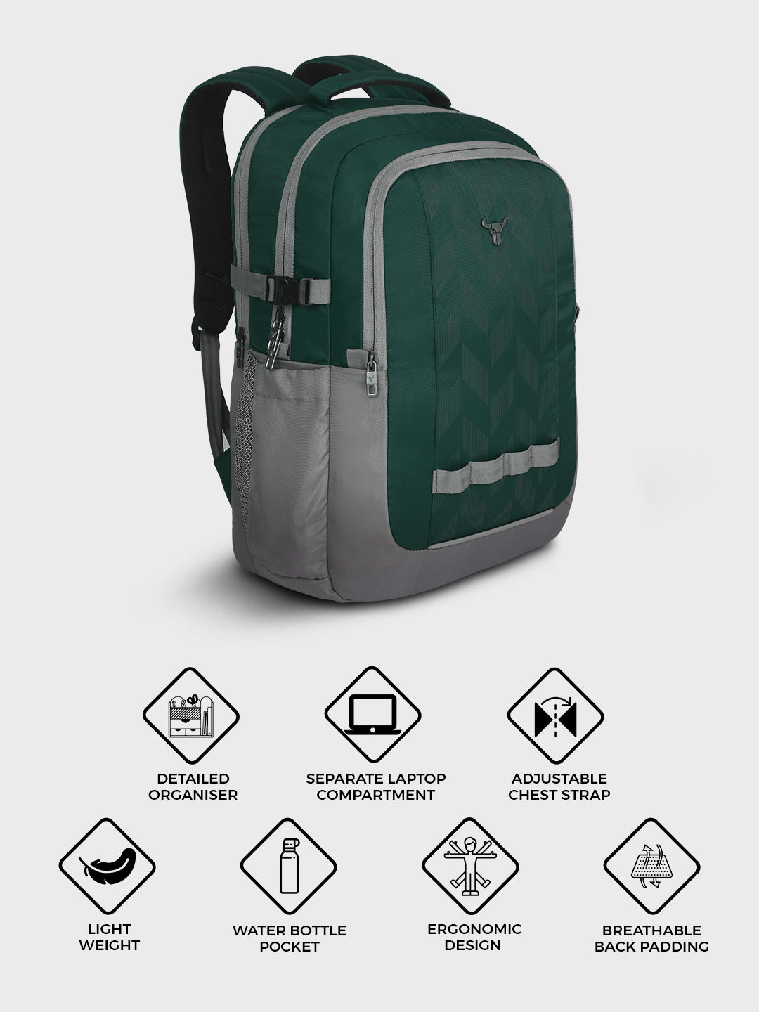 backpack with separate laptop compartment Zenova Laptop Backpack – Urban Tribe
