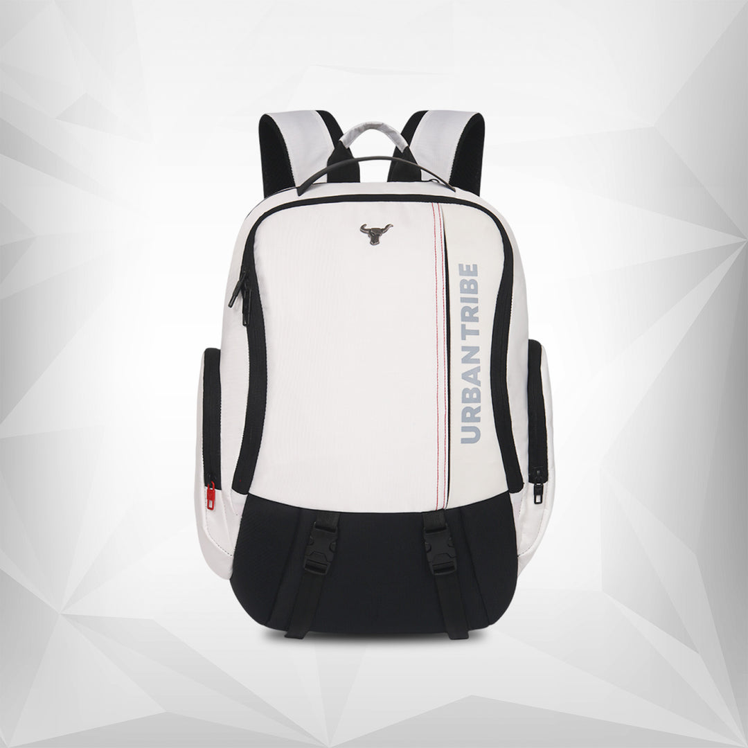 Gamzo Gaming Laptop Backpack | White (Name Personalization Available)
