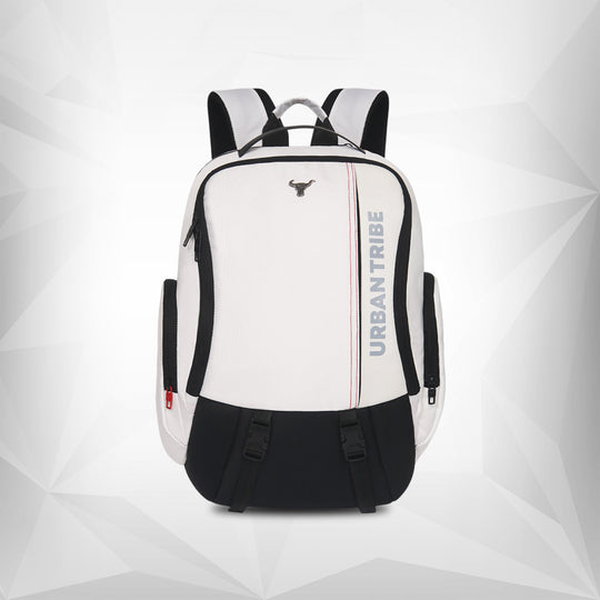 Gamzo Gaming Laptop Backpack | White (Name Personalization Available)