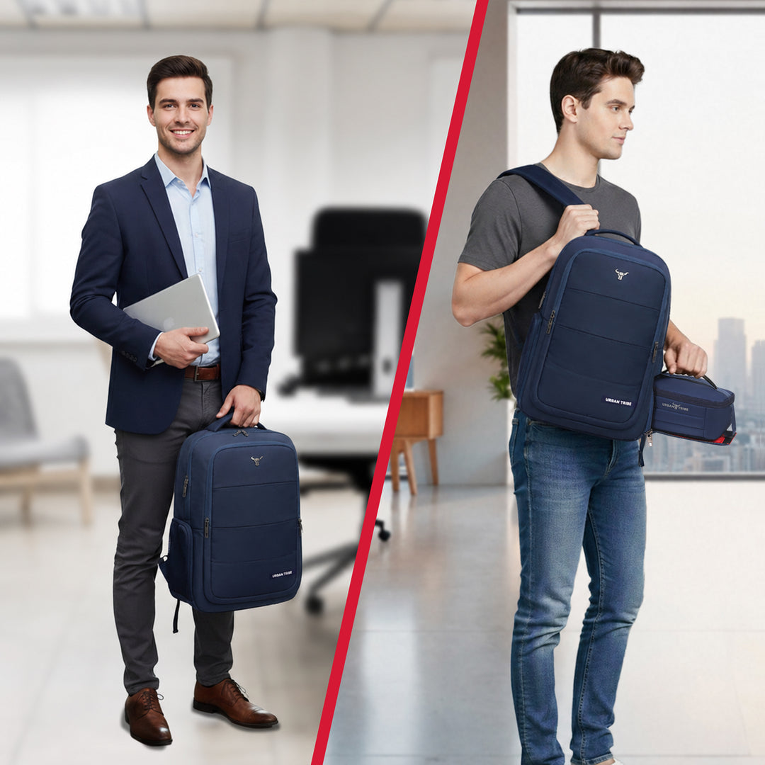 URBAN TRIBE Rumble Laptop Backpack for Men & Women with Rain Cover & Lunch Bag