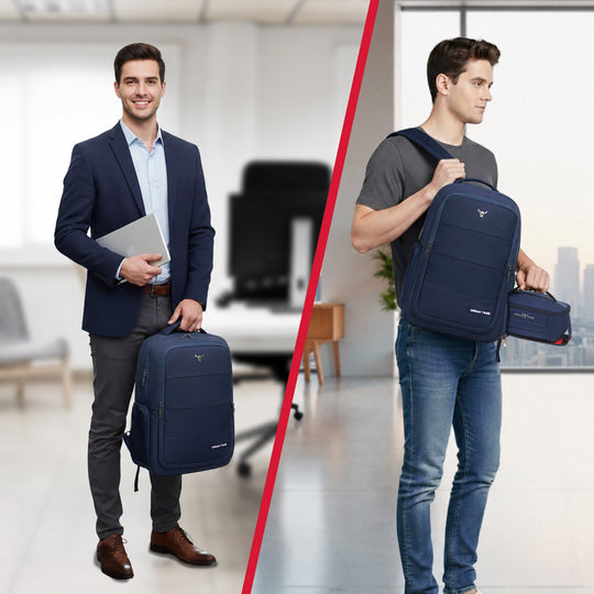 URBAN TRIBE Rumble Laptop Backpack for Men & Women with Rain Cover & Lunch Bag