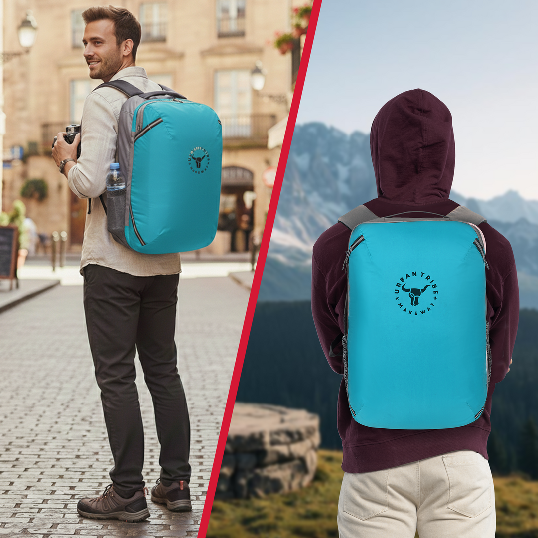 URBAN TRIBE Amigo 31L Overnighter Travel Laptop Backpack with Suitcase Compartment