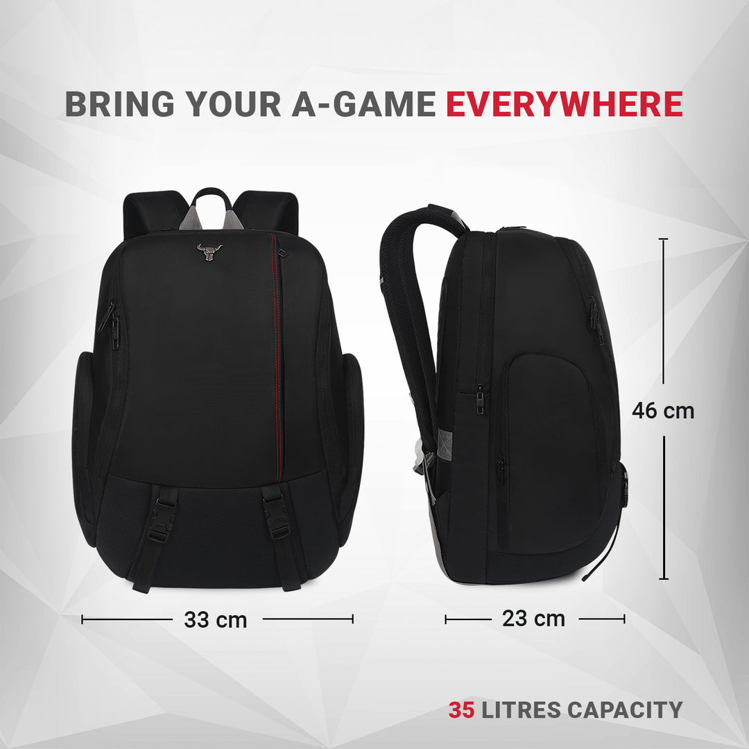 Gamzo Gaming Laptop Backpack | White (Name Personalization Available)