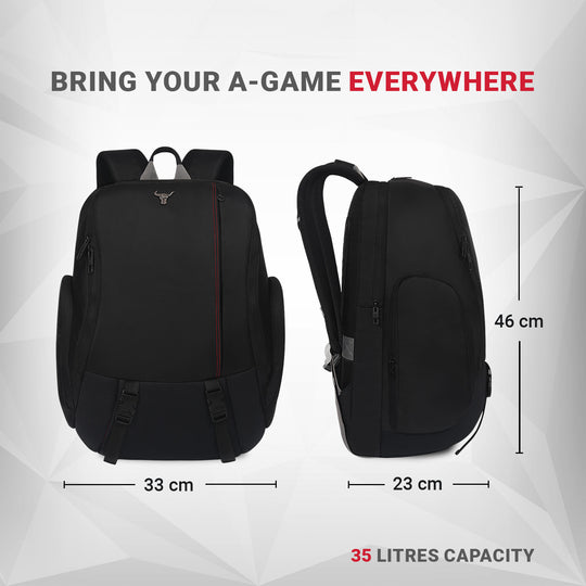 Gamzo Gaming Laptop Backpack | White (Name Personalization Available)