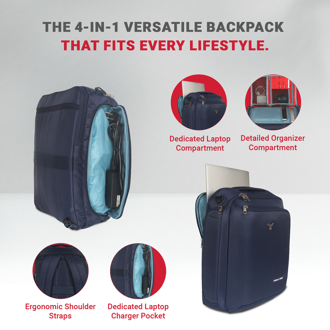 Urban Tribe Transformer Pro Travel / Office Overnighter Laptop Backpack