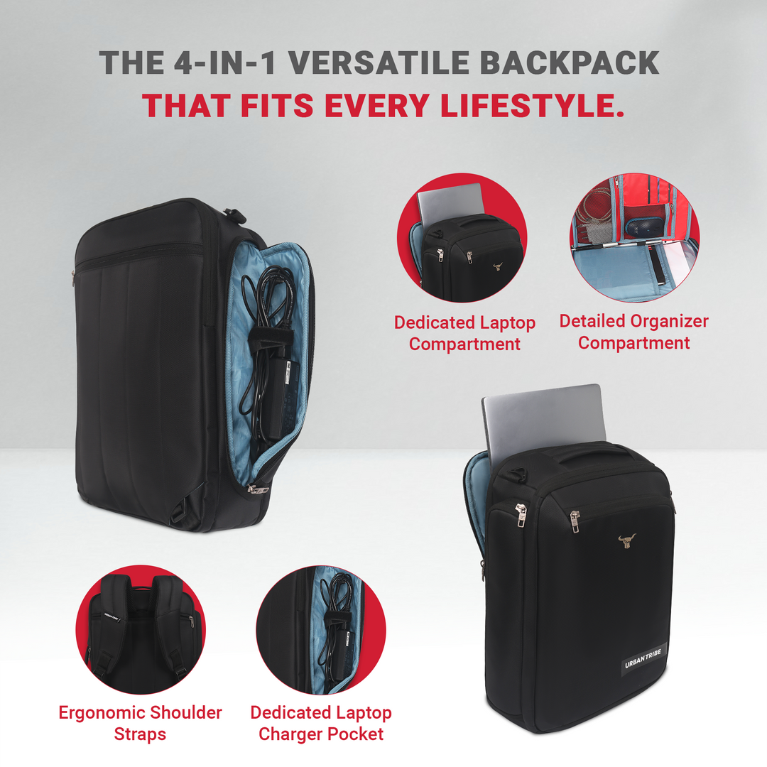 Urban Tribe Transformer Pro Travel / Office Overnighter Laptop Backpack