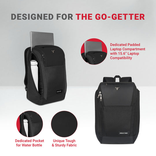 Urban Tribe Arrow 30L Office/Travel Laptop Backpack for Men & Women