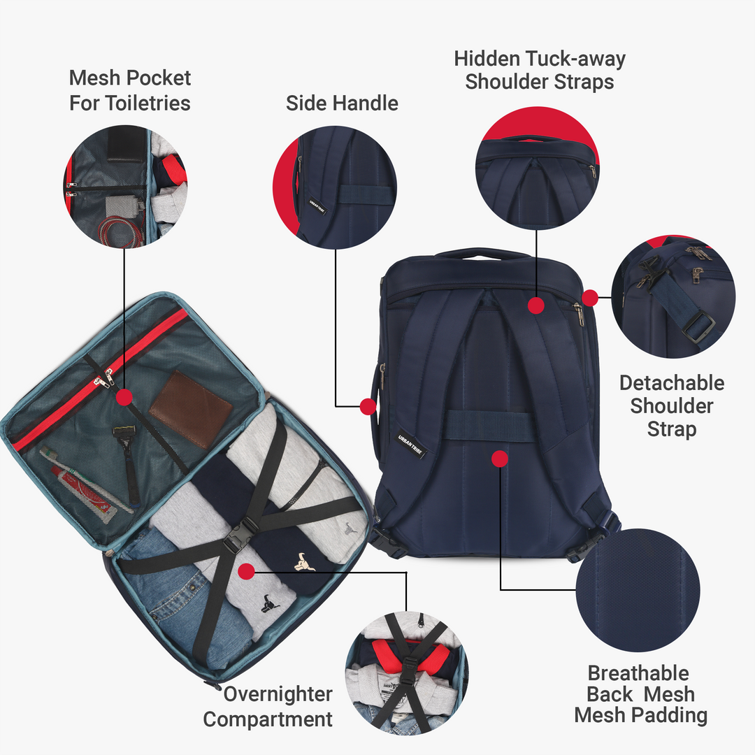 Urban Tribe Transformer Pro Travel / Office Overnighter Laptop Backpack