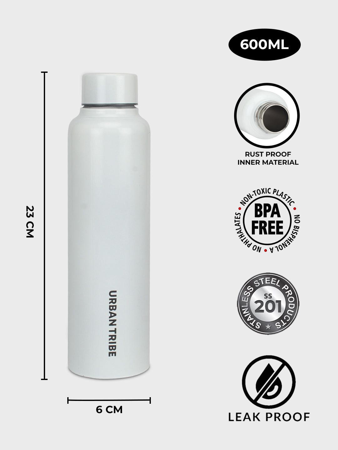 Glyde BPA Free Water Bottle 600 ml