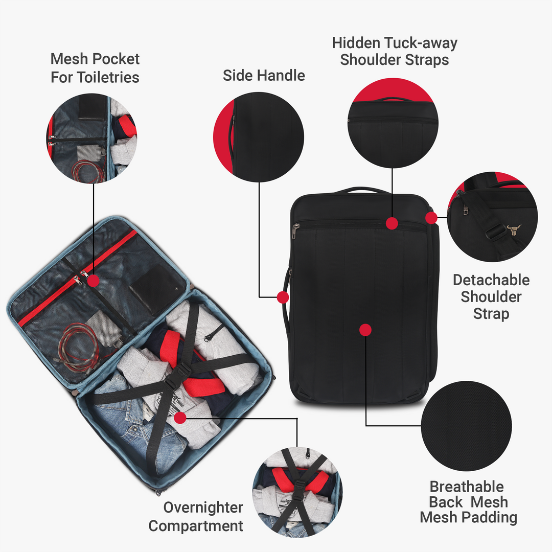 Urban Tribe Transformer Pro Travel / Office Overnighter Laptop Backpack