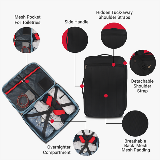 Urban Tribe Transformer Pro Travel / Office Overnighter Laptop Backpack