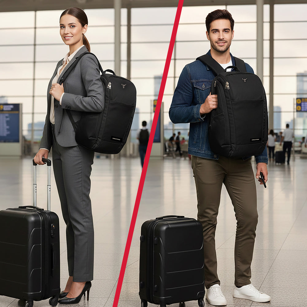 Arrow Laptop Backpack Black