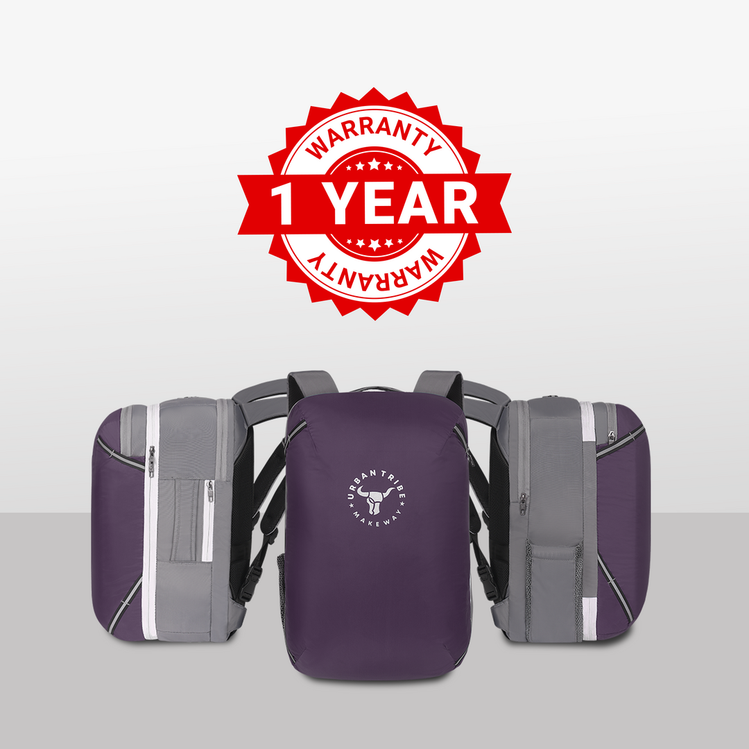 URBAN TRIBE Amigo 31L Overnighter Travel Laptop Backpack with Suitcase Compartment