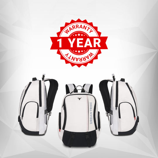 Gamzo Gaming Laptop Backpack | White (Name Personalization Available)