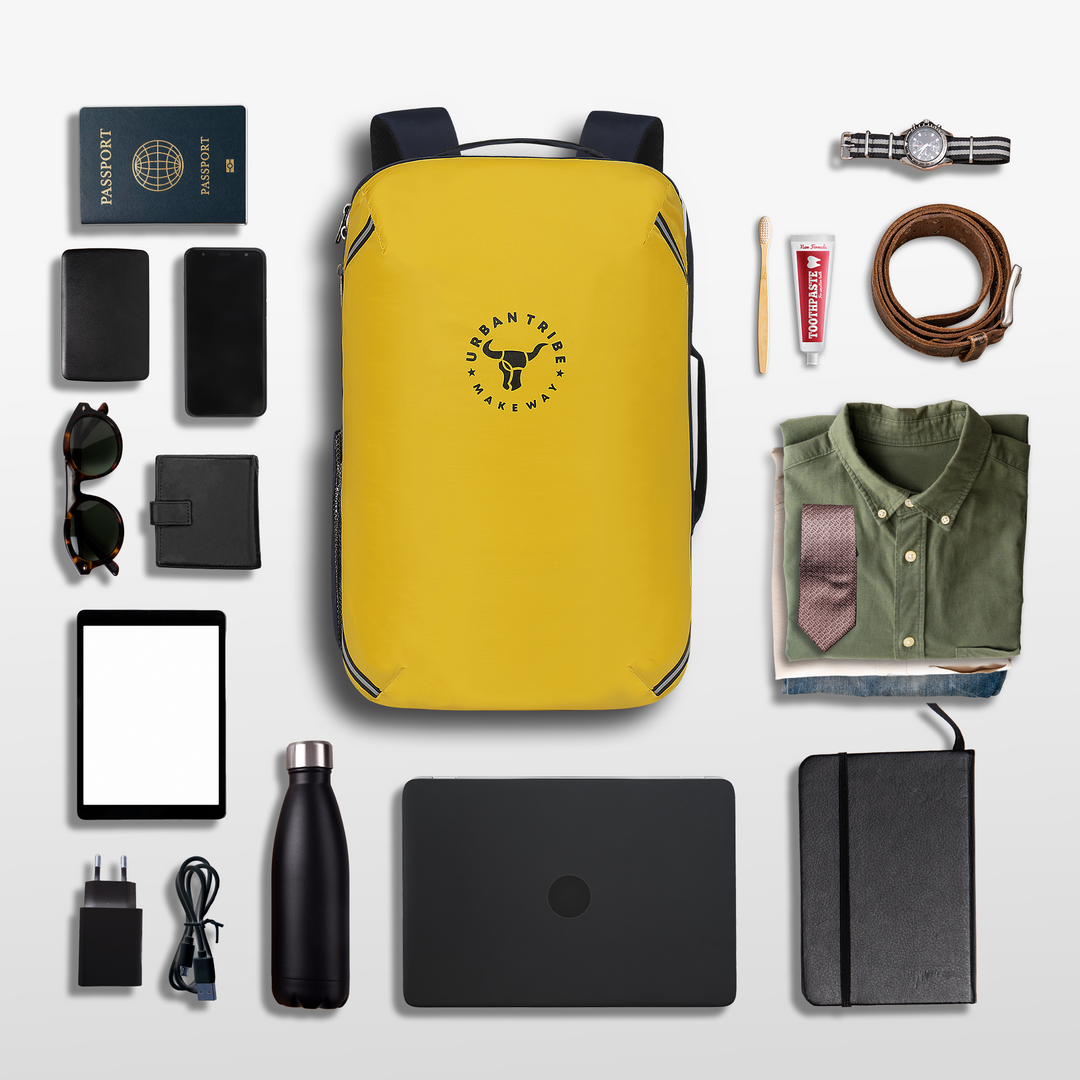 URBAN TRIBE Amigo 31L Overnighter Travel Laptop Backpack with Suitcase Compartment