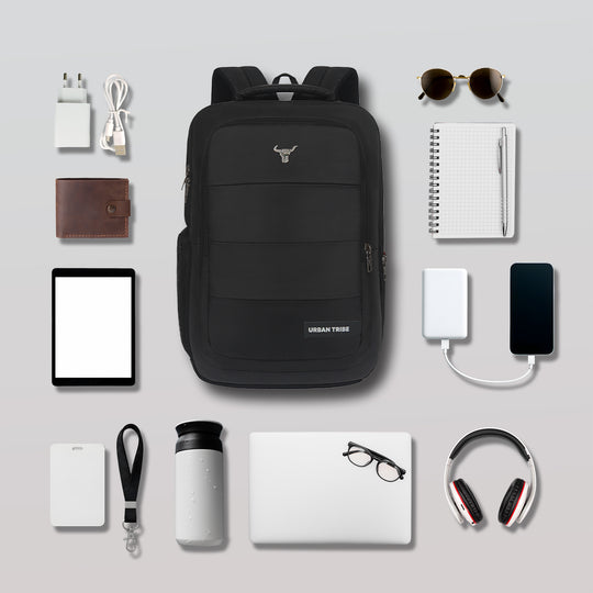 URBAN TRIBE Rumble Laptop Backpack for Men & Women with Rain Cover & Lunch Bag