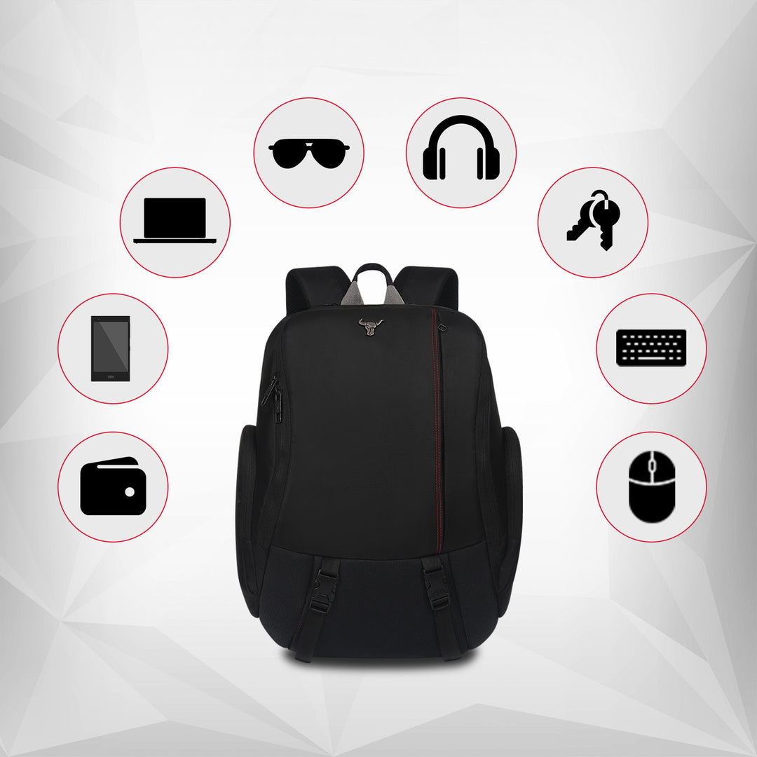 Gamzo Gaming Laptop Backpack | White (Name Personalization Available)