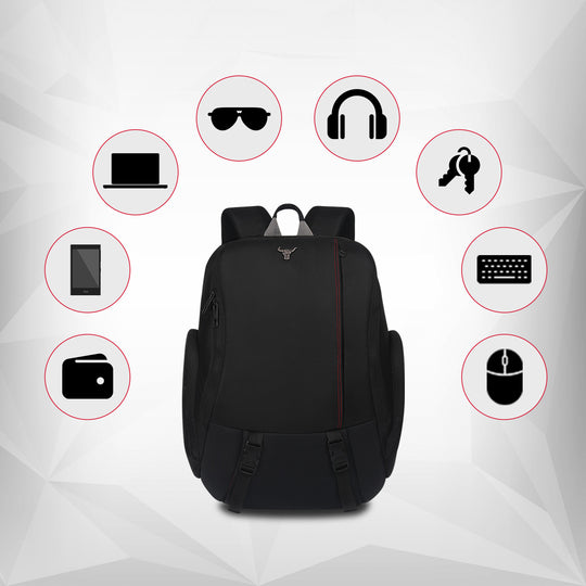 Gamzo Gaming Laptop Backpack | White (Name Personalization Available)
