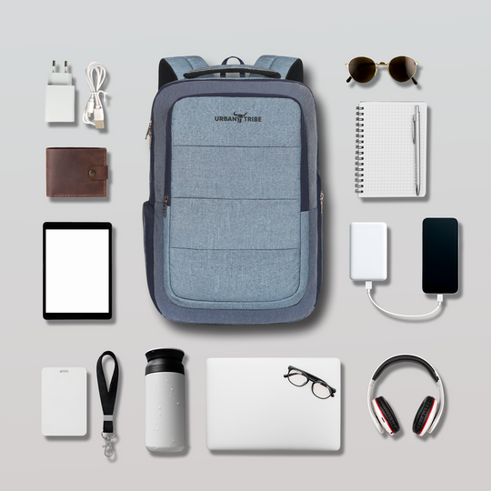 URBAN TRIBE Rumble Laptop Backpack for Men & Women with Rain Cover & Lunch Bag
