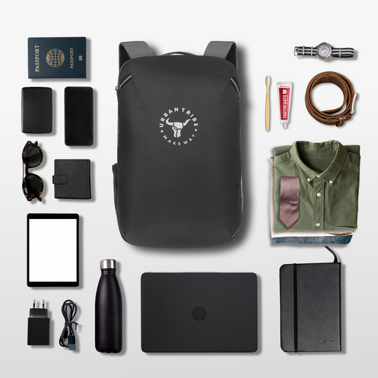 URBAN TRIBE Amigo 31L Overnighter Travel Laptop Backpack with Suitcase Compartment