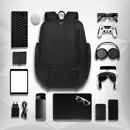 Gamzo Gaming Laptop Backpack | White (Name Personalization Available)