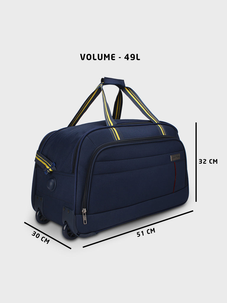Buy VIP Tuscany II Polyester 52 cms Blue Duffle Trolly (DFTTUSC52CBT) at  Amazon.in