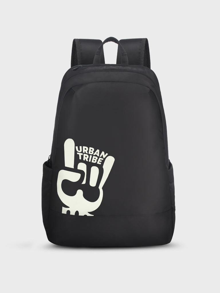 Buy URBAN TRIBE Unisex Black Solid Backpack - Backpacks for Unisex 2501296  | Myntra