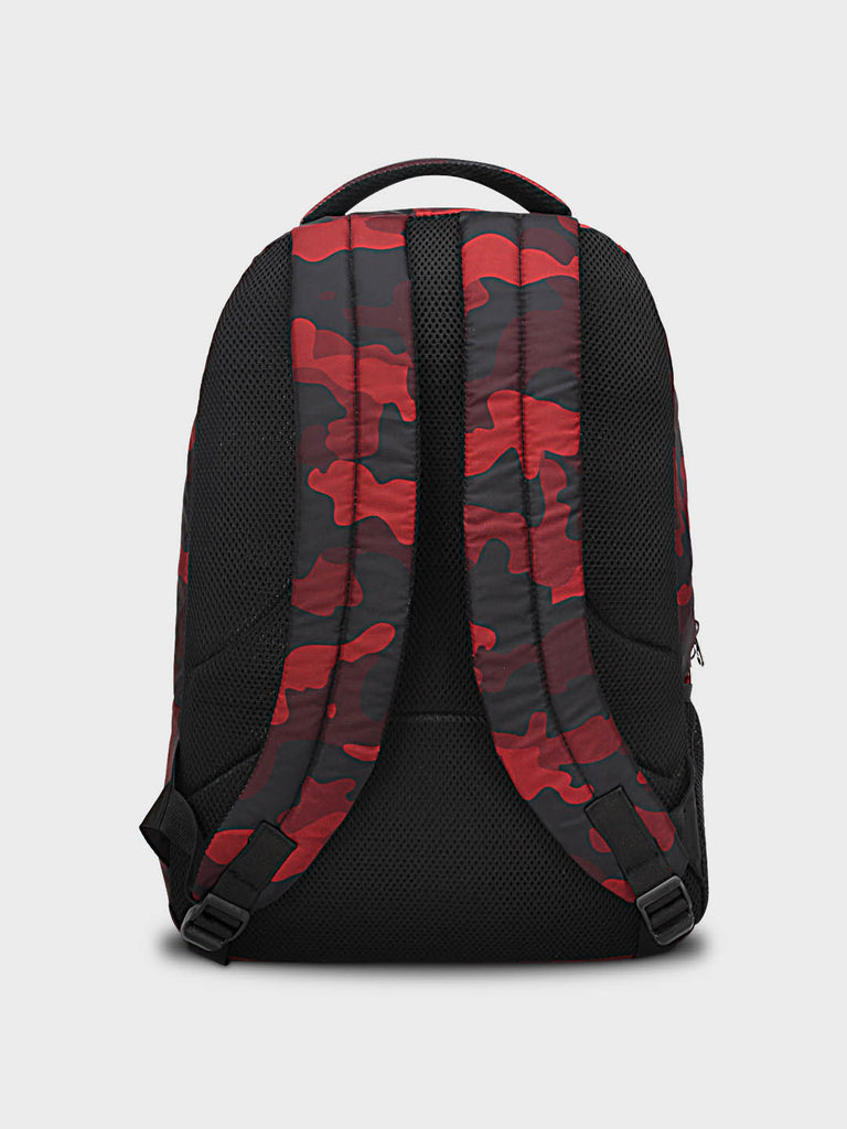 Nike red cheap camo backpack