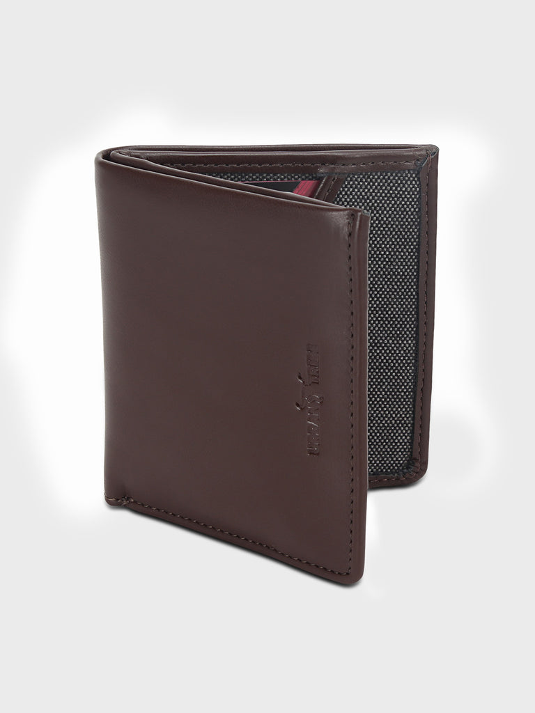 Buy Am leatherMen's Genuine Leather Wallet for Men Purse (TAN) Online at  desertcartINDIA